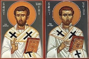 Ngày 26/01: Thánh Timôthê và Titô - giám mục