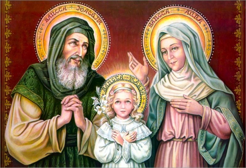 Ngày 26/07: Hai thánh Gioakim và Anna, song thân Đức Maria