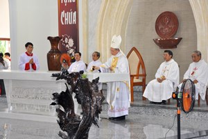 GP.Xuân Lộc - Thánh lễ cung hiến Nhà thờ và Bàn thờ Giáo xứ Nghĩa Sơn
