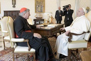 ĐHY Pell đã trở lại Roma và được ĐTC tiếp kiến riêng
