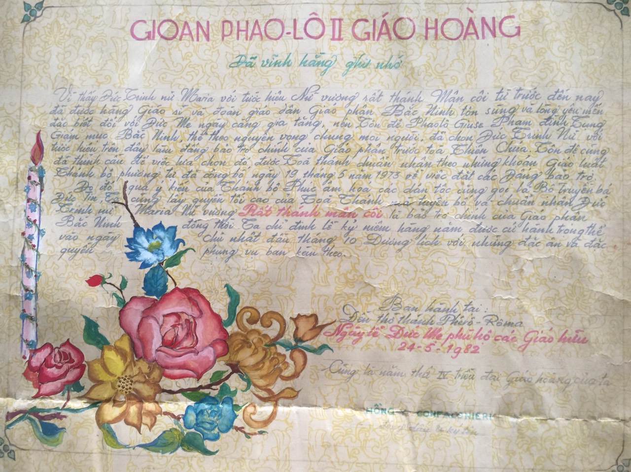 GP.Bắc Ninh - Hình ảnh sinh hoạt giáo phận Bắc Ninh từ năm 1963 -1993