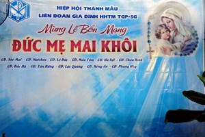 TGP.Sài Gòn - Nhà thờ Thánh Mẫu: Mừng lễ Đức Mẹ Mân Côi - Bổn mạng Liên đoàn Gia đình Hiệp hội Thánh Mẫu TGPSG