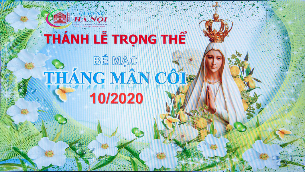 TGP.Sài Gòn - Giáo xứ Hà Nội: Thánh lễ bế mạc tháng Mân Côi 2020