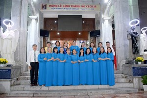 TGP.Sài Gòn - Giáo xứ Vĩnh Hòa: Mừng bổn mạng ca đoàn Cêcilia ngày 21-11-2020