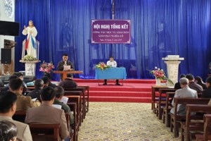 GP.Hưng Hóa - Giáo hạt Nghĩa Lộ tổng kết công tác mục vụ năm 2020