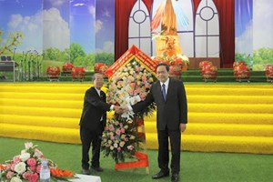 GP.Thái Bình - Giáo phận Thái Bình chào đón phái đoàn Trung ương đến chúc mừng Lễ Giáng Sinh