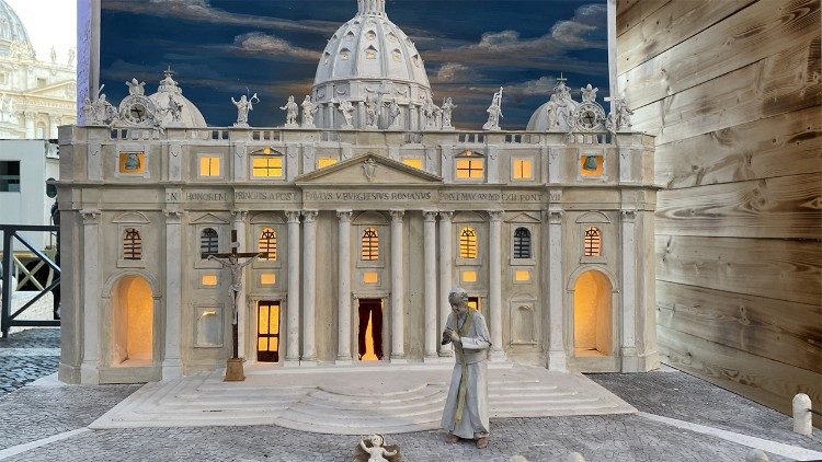 Triển lãm 100 hang đá tại Vatican, trong đó có tượng ĐTC Phanxic