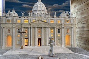 Triển lãm 100 hang đá tại Vatican, trong đó có tượng ĐTC Phanxic