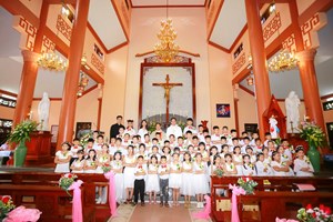 GP.Phát Diệm - Thánh lễ cho các Rước lễ lần đầu và khai giảng năm học 2020-2021 tại giáo xứ Ninh Bình