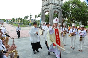 GP.Phát Diệm - Thánh lễ Tạ ơn mừng 155 thành lập giáo xứ và làm phép khánh thành nhà mục vụ giáo xứ Cách Tâm