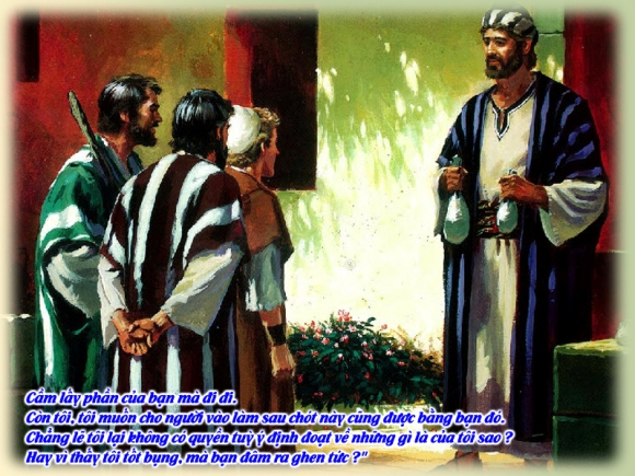Kinh Thánh bằng hình: Chúa nhật 25 Thường niên năm A