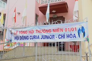 TGP.Sài Gòn - Giáo xứ Nam Thái: Hội đồng Curia Junior Chí Hòa II tổ chức Tổng Hội Thường niên ngày 1-1-2021