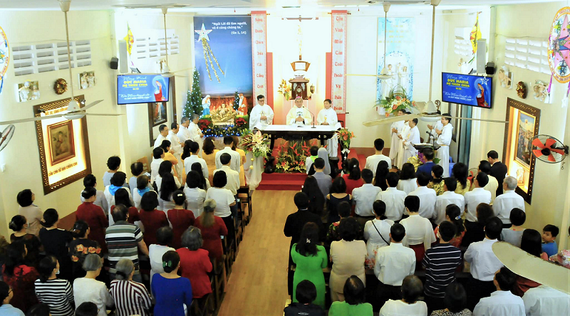 TGP.Sài Gòn - Giáo xứ Vườn Chuối: Thánh lễ tạ ơn và khánh thành hai nhà Sinh hoạt Mục vụ