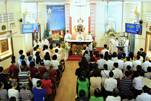 TGP.Sài Gòn - Giáo xứ Vườn Chuối: Thánh lễ tạ ơn và khánh thành hai nhà Sinh hoạt Mục vụ