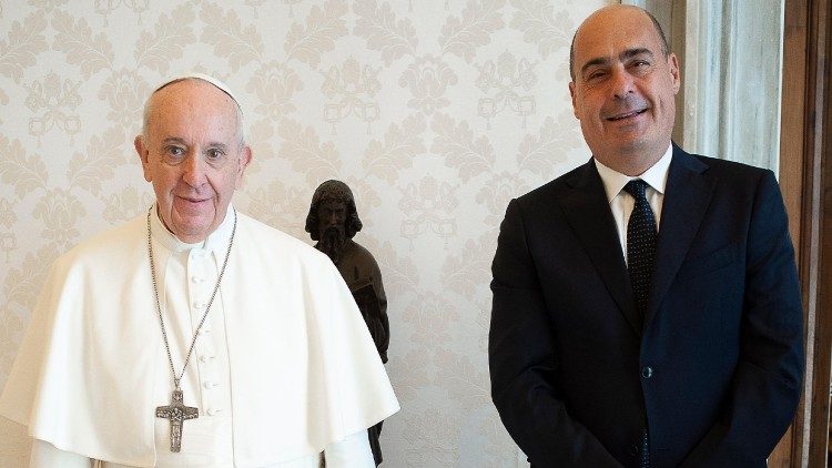 ĐTC tiếp chủ tịch miền Lazio và thị trưởng Roma nhân dịp đầu năm 2021