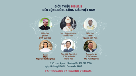 GP.Hưng Hóa - Mời tham dự chương trình giới thiệu BIBLE.IS tới cộng đồng CÔNG GIÁO VIỆT NAM