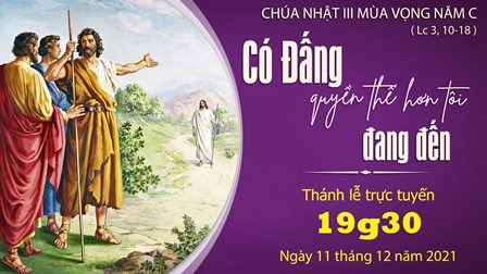 GP.Hưng Hóa - Trực tuyến Thánh lễ Chúa nhật III Mùa Vọng năm C, thứ Bảy ngày 11.12.2021