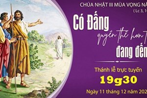 GP.Hưng Hóa - Trực tuyến Thánh lễ Chúa nhật III Mùa Vọng năm C, thứ Bảy ngày 11.12.2021