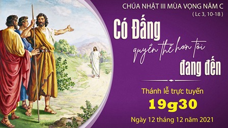 GP.Hưng Hóa - Trực tuyến Thánh lễ Chúa nhật III Mùa Vọng năm C, ngày 12.12.2021