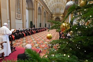 ĐTC Phanxicô tiếp kiến Giáo triều Roma - chúc mừng Giáng sinh và năm mới