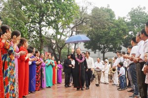 GP.Hưng Hóa - Đức cha Phêrô Nguyễn Văn Viên thăm mục vụ và dâng lễ Chúa nhật V Mùa Chay tại giáo xứ Cần Kiệm