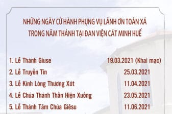 TGP.Huế - Những ngày cử hành phụng vụ lãnh Ơn Toàn Xá tại Đan Viện Cát Minh Huế