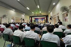 GP.Bùi Chu - Tĩnh tâm linh mục đoàn  tháng 05/2021