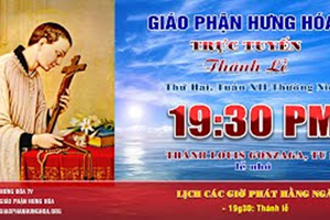 GP.Hưng Hóa - Trực tuyến - Thánh lễ thứ Hai, ngày 21.06.2021 - Thánh Louis Gonzaga, tu sĩ
