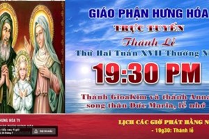 GP.Hưng Hóa - Trực tuyến Thánh lễ ngày 26.07.2021: Kính nhớ Thánh GioaKim và Thánh Anna, song thân Đức Maria