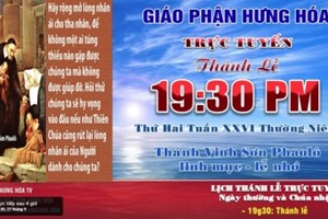 GP.Hưng Hóa - Trực tuyến Thánh lễ ngày 27.09.2021: Thánh Vinh Sơn Phaolô, linh mục - Lễ nhớ