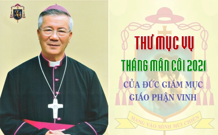 GP.Vinh - Thư Mục vụ Tháng Mân Côi 2021 của Đức Giám mục Giáo phận Vinh