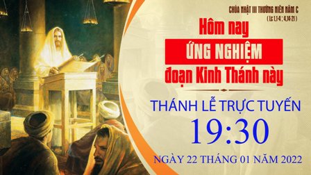 GP.Hưng Hóa - Trực tuyến Thánh lễ Chúa nhật III Thường niên - Thứ Bảy, ngày 22.01.2022