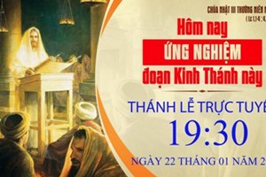 GP.Hưng Hóa - Trực tuyến Thánh lễ Chúa nhật III Thường niên - Thứ Bảy, ngày 22.01.2022