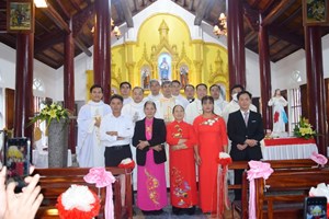 GP.Phát Diệm - Thánh lễ tạ ơn làm phép nhà thờ giáo họ Bình Thuận-giáo xứ Nam Biên