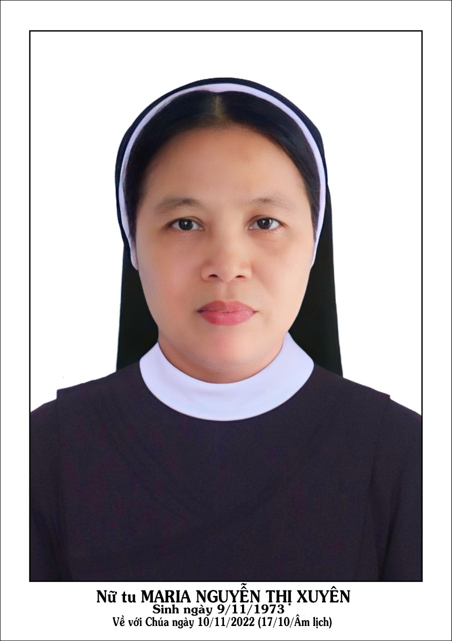 GP.Bắc Ninh - Cáo phó dì Maria Nguyễn Thị Xuyên