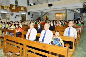 TGP.Sài Gòn - Giáo xứ Tân Trang: Mừng Lễ Chúa Kitô Vua - bổn mạng giáo khu 4 ngày 19-11-2022
