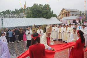 GP.Phát Diệm - Thánh lễ tạ ơn khánh thành và làm phép nhà thờ giáo họ Thượng Cẩm-giáo xứ Sào Lâm