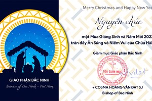 GP.Bắc Ninh - Thiệp chúc mừng Giáng Sinh và Năm mới 2023