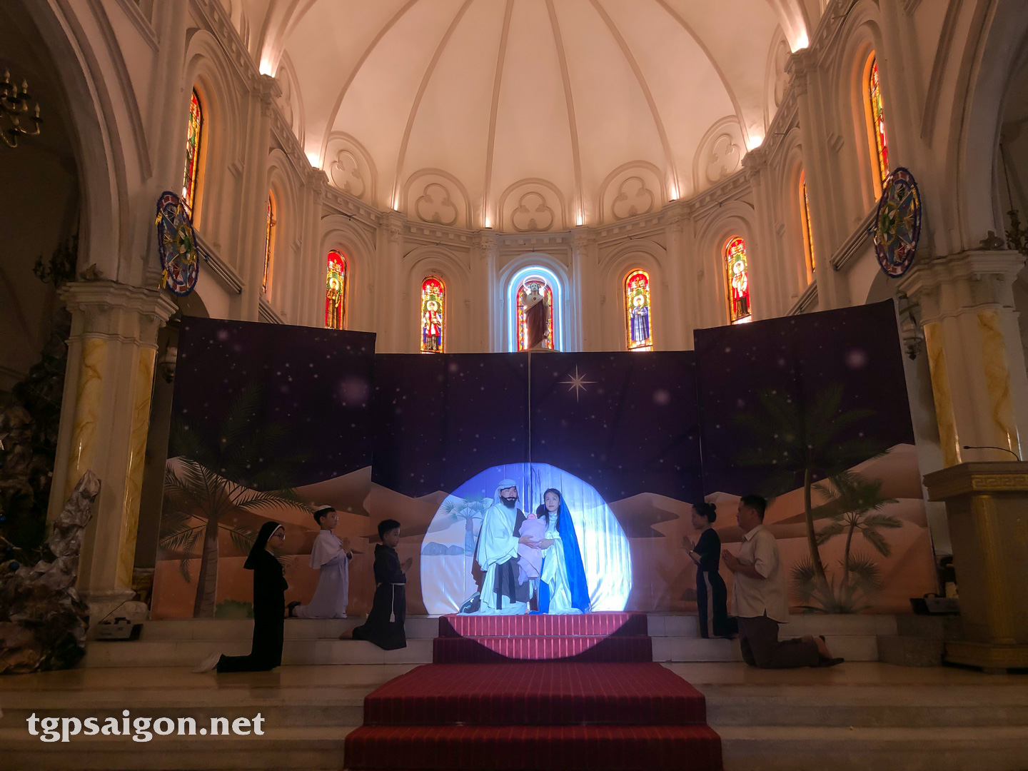 TGP.Sài Gòn - Giáo xứ Chợ Quán: Tổng dợt chuẩn bị đêm diễn nguyện Giáng Sinh 2022