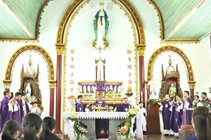 GP.Vinh - Giáo xứ Nhật Quang: Thánh lễ tạ ơn thành lập giáo xứ, đón nhận cha xứ tiên khởi và tuần chầu lượt