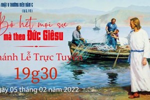 GP.Hưng Hóa - Trực tuyến Thánh lễ Chúa nhật V Thường niên C - Thứ Bảy, ngày 05.02.2022