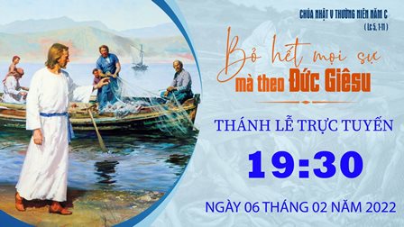 GP.Hưng Hóa - Trực tuyến Thánh lễ Chúa nhật V Thường niên C - Ngày 06.02.2022