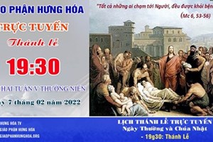 GP.Hưng Hóa - Trực tuyến Thánh lễ thứ Hai tuần V Thường niên - Ngày 07.02.2022