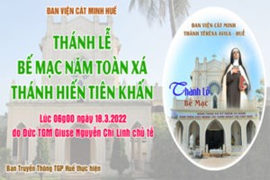 TGP.Huế - Trực tiếp: Thánh Lễ Bế Mạc Năm Toàn Xá và Thánh Hiến Tiên Khấn tại Đan viện Cát Minh Huế