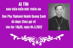 TGP.Huế - Ai tín của Đan Viện Biển Đức Thiên An: Đan Phụ Têphanô Huỳnh Quang Sanh