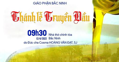 GP.Bắc Ninh - Lễ Truyền Dầu: Vâng lời Đức giám mục diễn tả sự hiệp nhất trong Hội Thánh