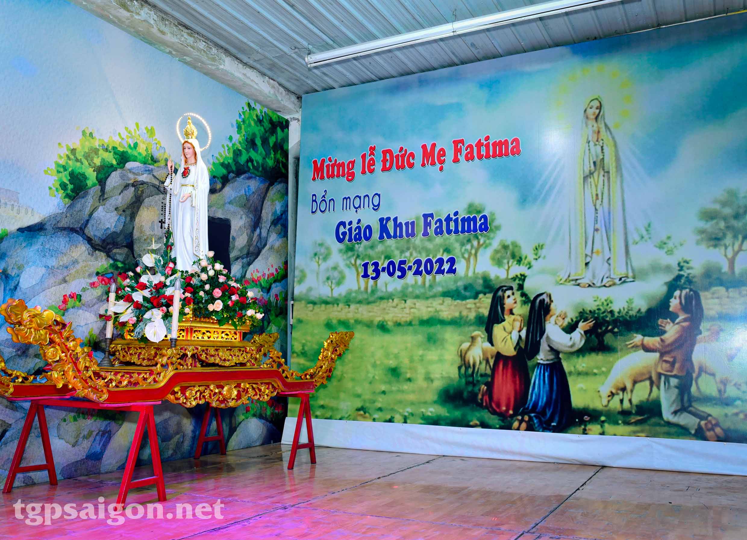 TGP.Sài Gòn - Giáo xứ Tân Phú Hòa: Giáo khu Fatima mừng bổn mạng 13-5-2022
