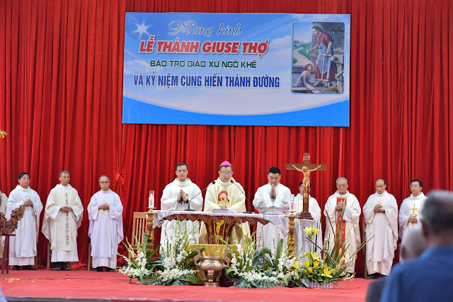 GP.Bắc Ninh - Giáo xứ Ngô Khê mừng lễ bổn mạng thánh Giuse thợ