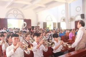 GP.Vinh - Giáo xứ Lộc Mỹ: 30 năm thành lập đoàn nhạc hơi