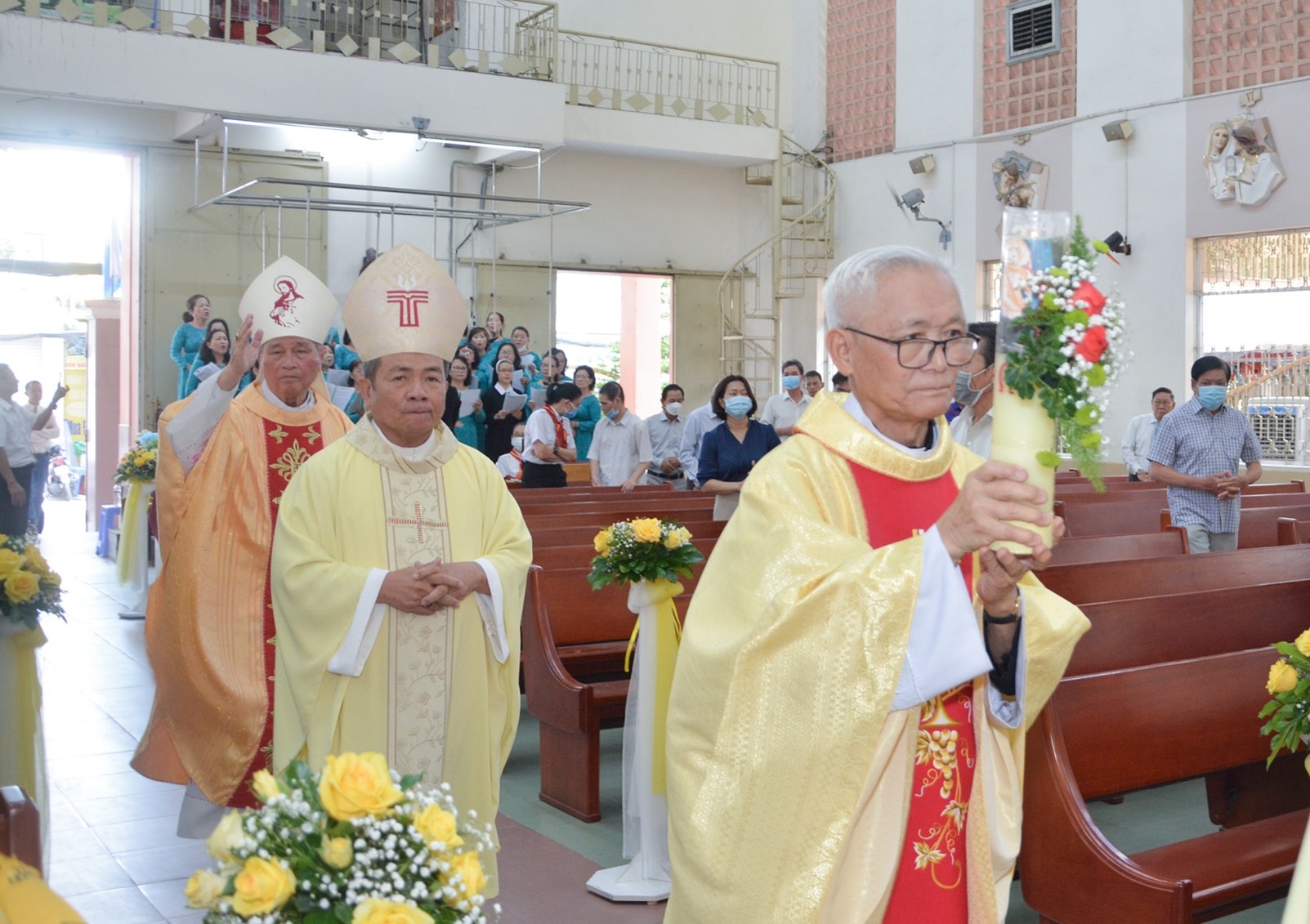 TGP.Sài Gòn - Nhà thờ Hà Đông: Thánh lễ Tạ ơn mừng Kim khánh linh mục Giuse Đỗ Văn Nguyên 4-6-2022